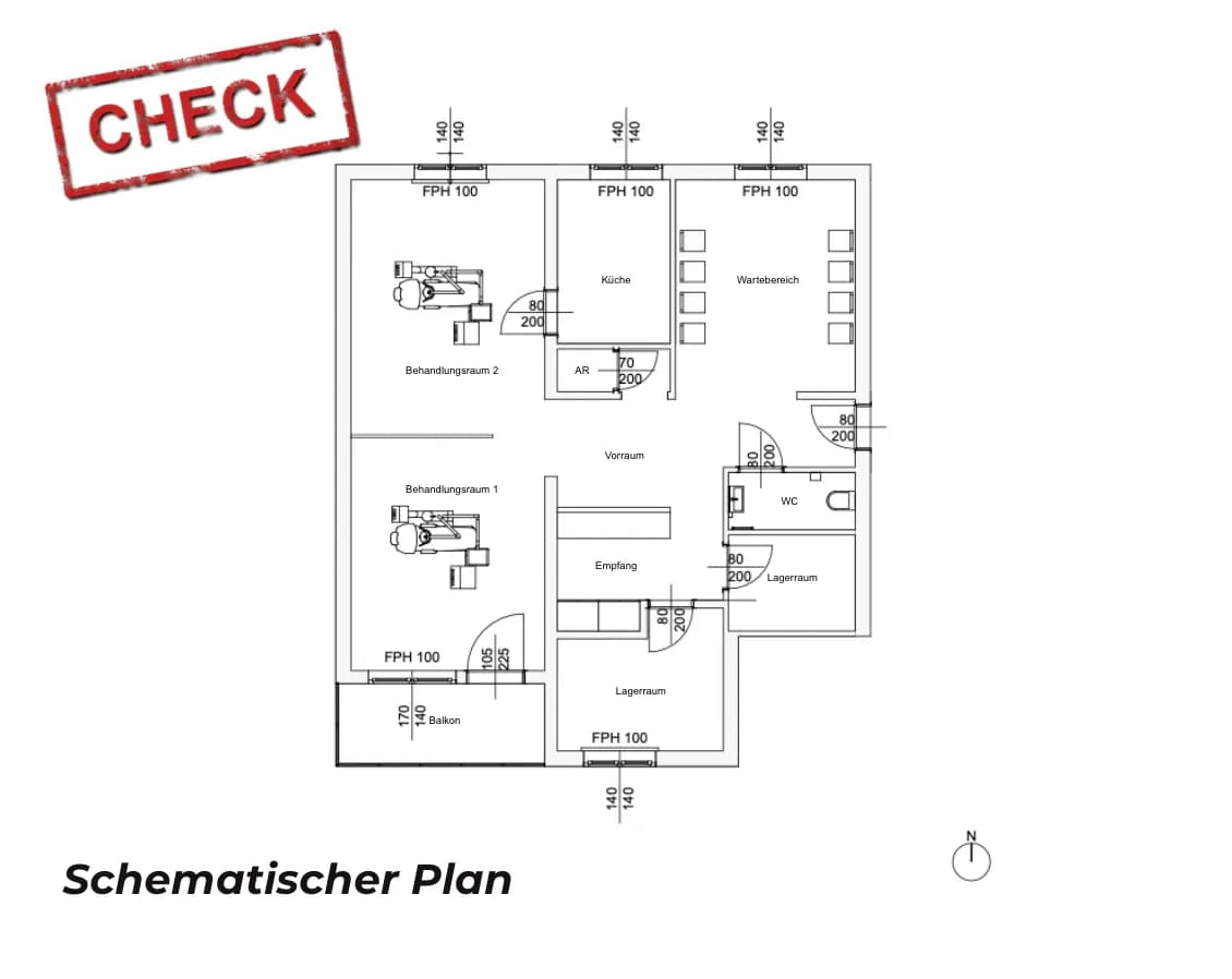 3-Zimmer-Gewerbeimmobilie mieten in Graz – 91 m², € 1.200 – Bild 19 von 19