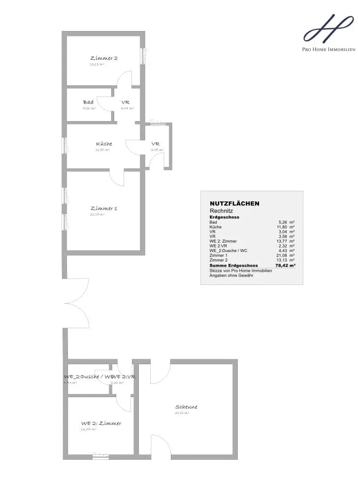 3-Zimmer-Immobilie kaufen in Oberwart – 78 m², € 88.000 – Bild 25 von 25