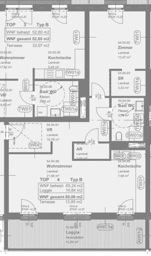 2-Zimmer-Wohnung mieten in Graz – 65,24 m², € 764 – Bild 4 von 4