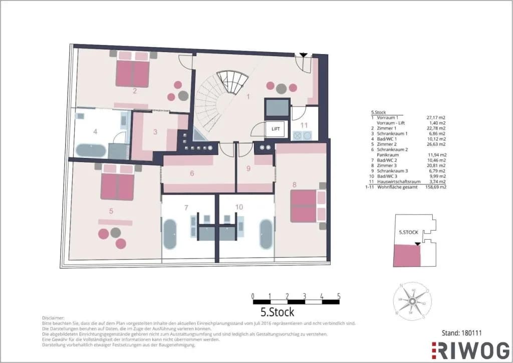 5-Zimmer-Wohnung kaufen in Wien – 328,52 m², € 8.500.000 – Bild 26 von 29