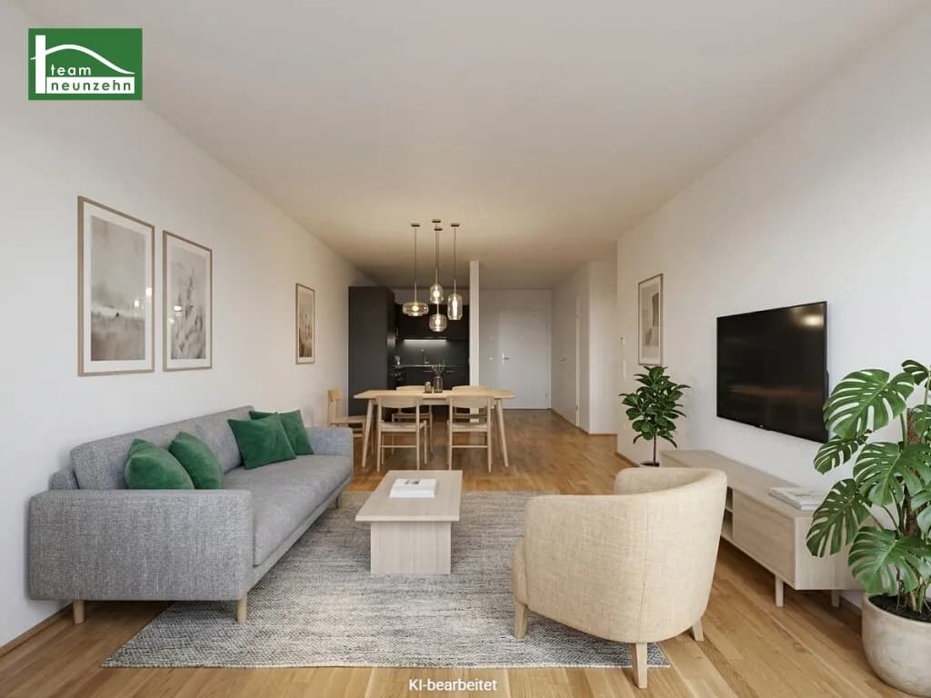 2-Zimmer-Wohnung mieten in Wien – 48,99 m², € 825
