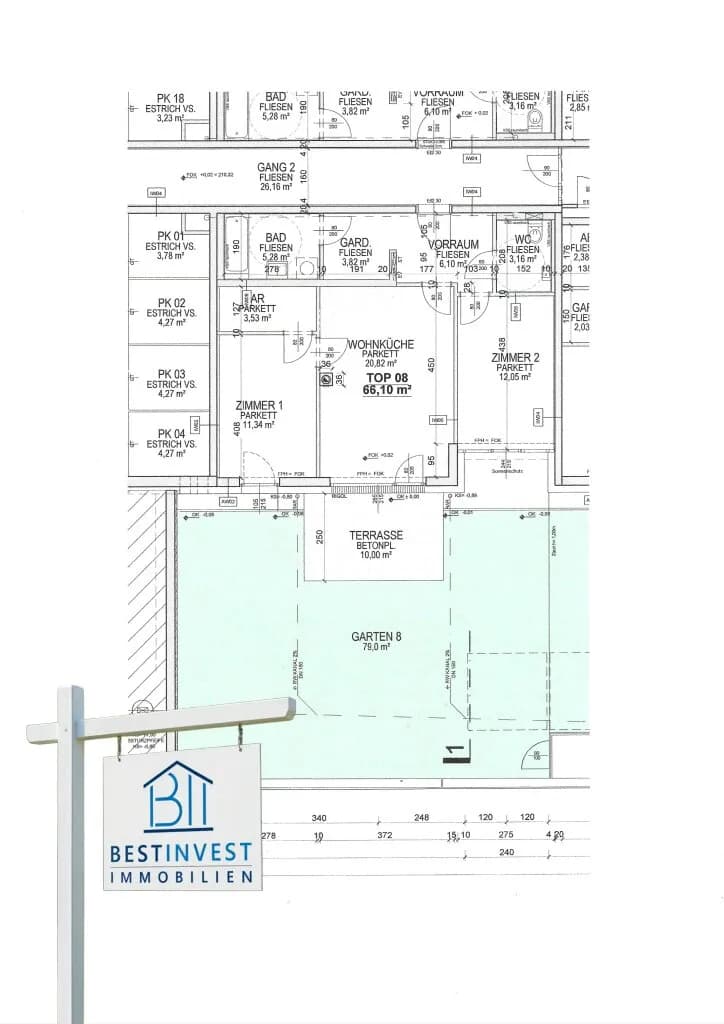 3-Zimmer-Wohnung kaufen in Krems an der Donau – 66 m², € 297.000 – Bild 25 von 25
