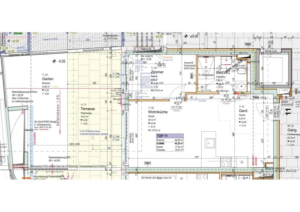 2-Zimmer-Wohnung mieten in Wien – 46,28 m², € 1.408 – Bild 9 von 9