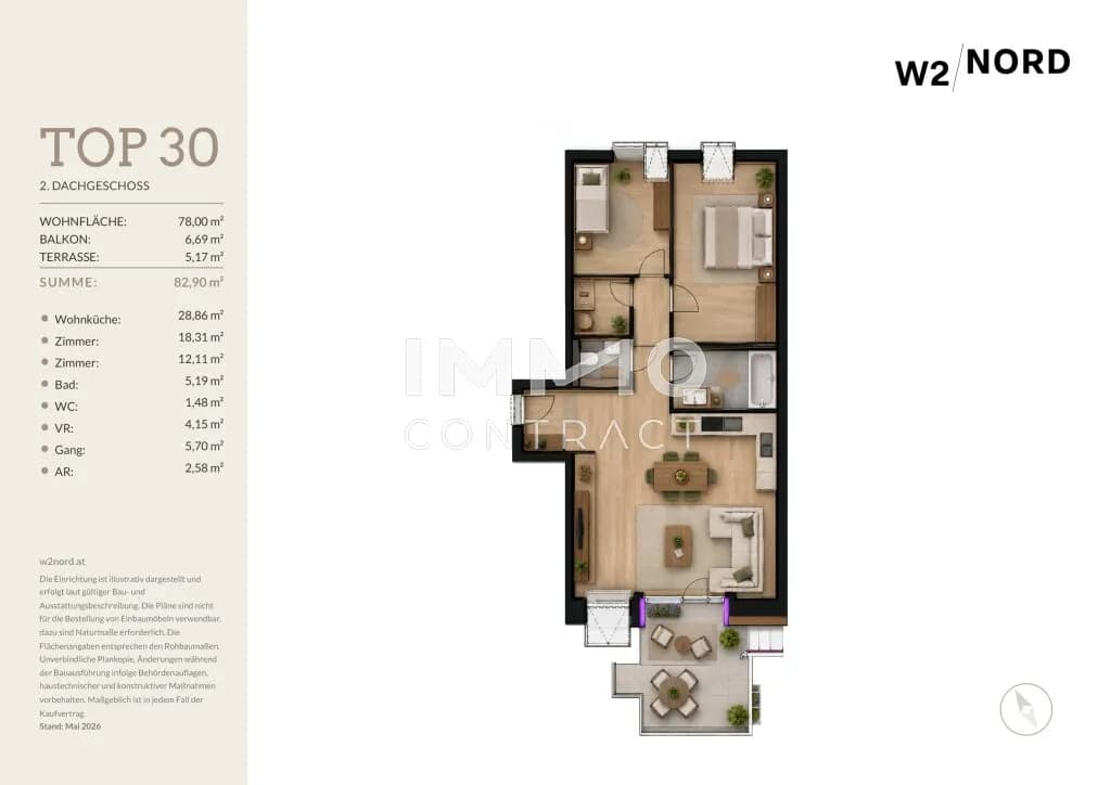 Immobilie kaufen in Wien – 78 m², € 449.550 – Bild 12 von 12