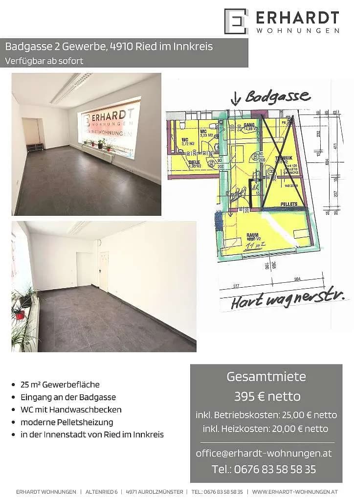 Immobilie mieten in Ried im Innkreis – 25 m², € 510 – Bild 7 von 7