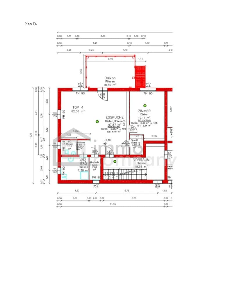 2-Zimmer-Wohnung mieten in Melk – 82,56 m², € 973 – Bild 4 von 5