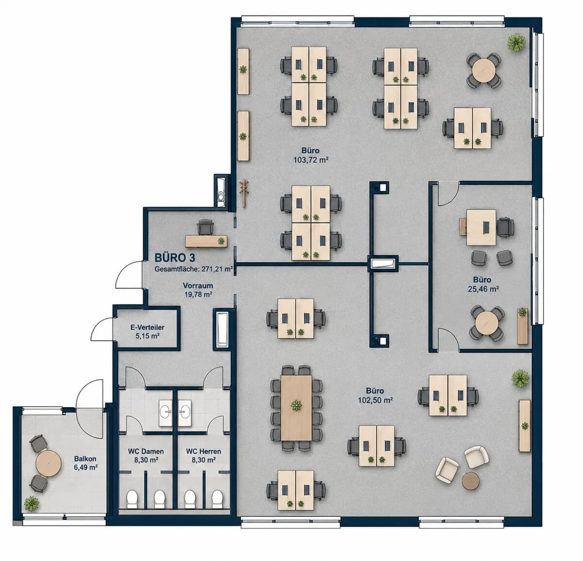 Gewerbeimmobilie mieten in Linz Land – 307 m², € 4.050 – Bild 11 von 11