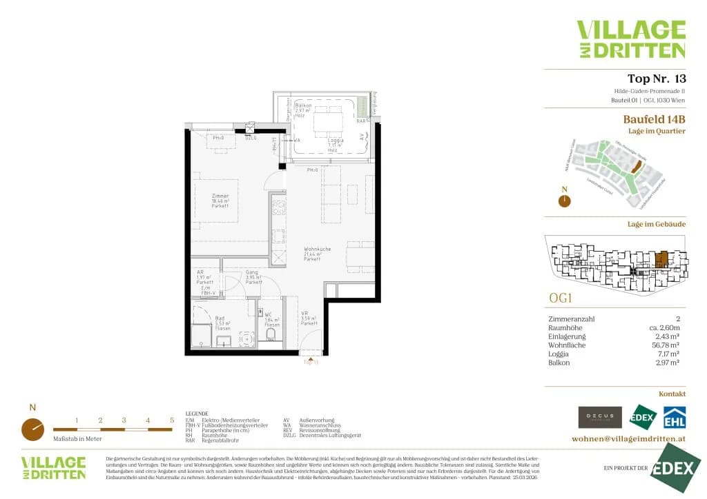 2-Zimmer-Wohnung kaufen in Wien – 56,67 m², € 419.000 – Bild 8 von 8
