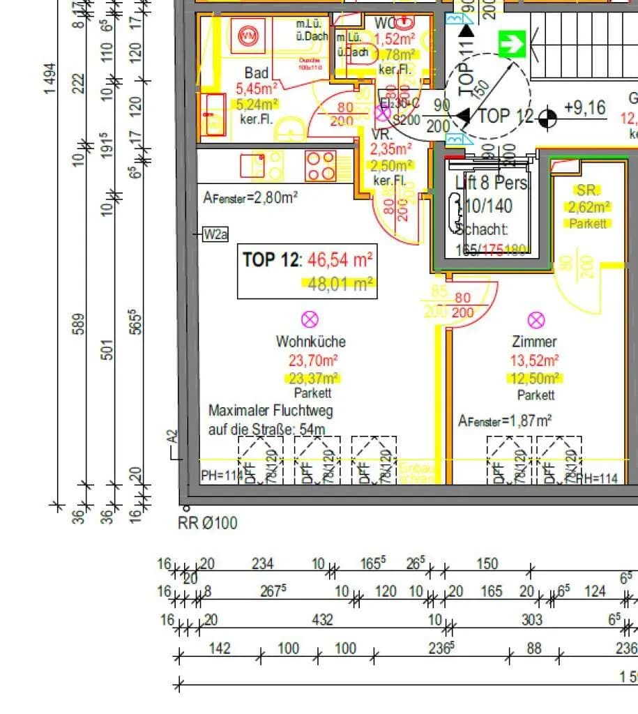 2-Zimmer-Wohnung kaufen in Wien – 46,54 m², € 232.700 – Bild 14 von 14