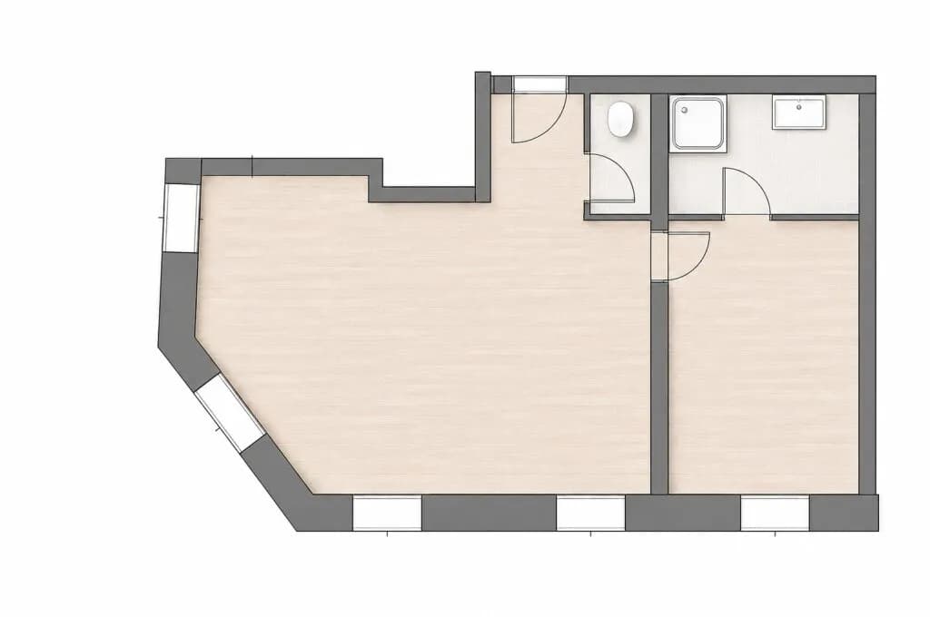 2-Zimmer-Wohnung kaufen in Horn – 40 m², € 92.700 – Bild 11 von 11
