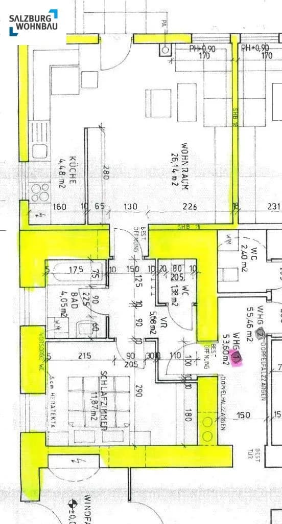 2-Zimmer-Wohnung mieten in Zell am See – 55 m², € 620 – Bild 2 von 2