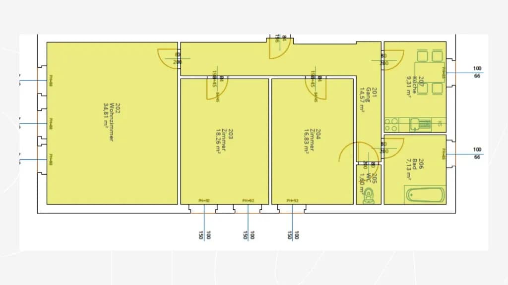3-Zimmer-Wohnung mieten in Kirchdorf an der Krems – 102 m², € 938 – Bild 10 von 10