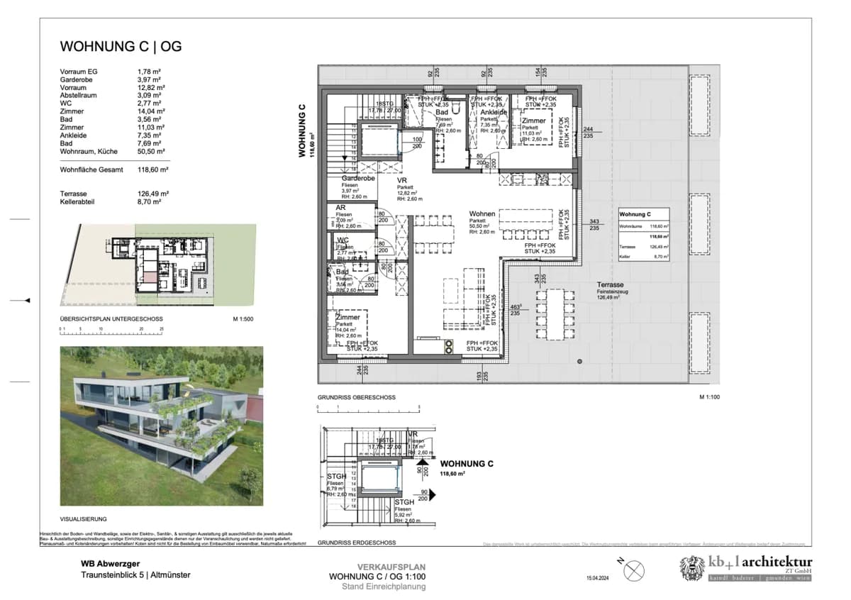 3-Zimmer-Wohnung kaufen in Gmunden – 118,6 m², € 1.145.000 – Bild 15 von 15
