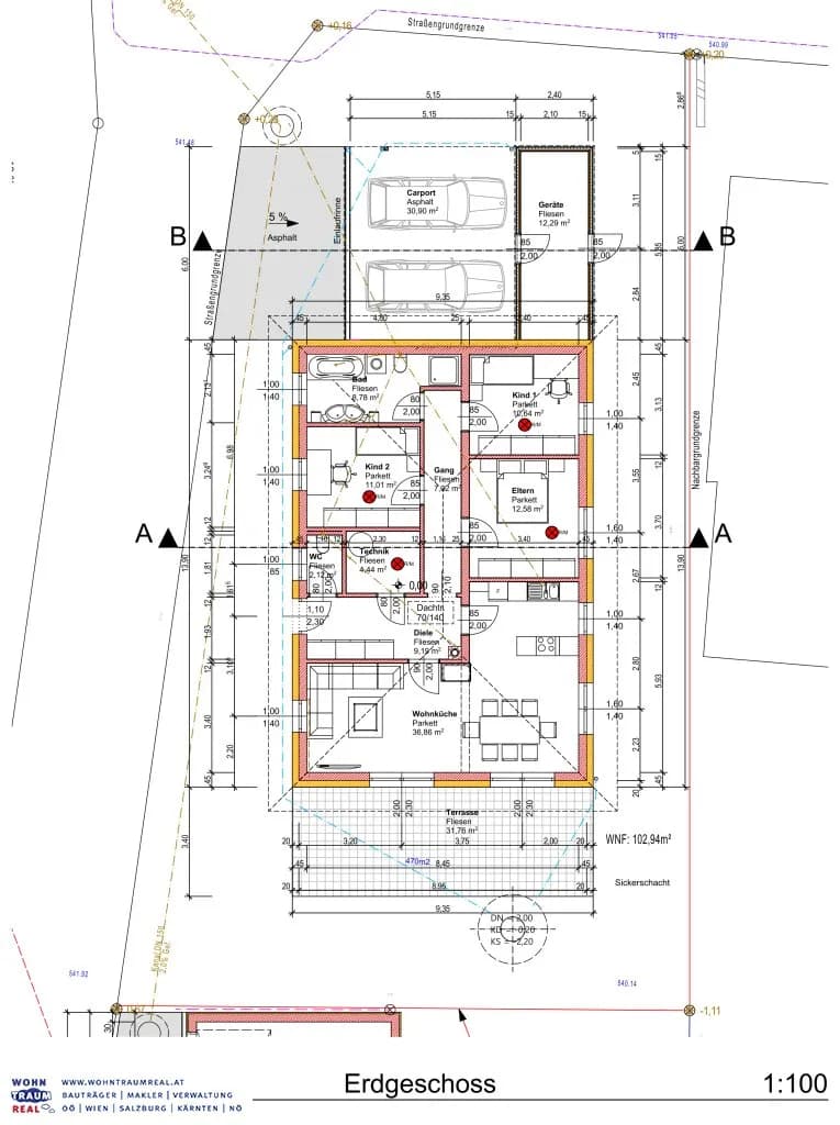 4-Zimmer-Haus kaufen in Vöcklabruck – 103 m², € 410.000 – Bild 41 von 42