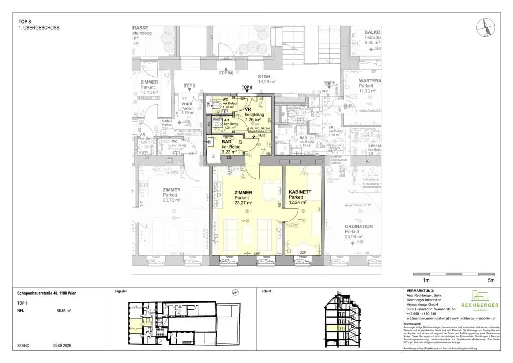 2-Zimmer-Wohnung kaufen in Wien – 48,64 m², € 358.000 – Bild 14 von 17