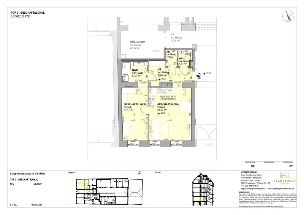 2-Zimmer-Wohnung kaufen in Wien – 55,23 m², € 299.000 – Bild 14 von 17