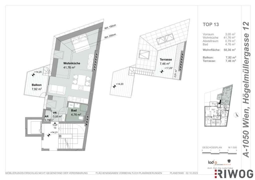 2-Zimmer-Wohnung kaufen in Wien – 50,36 m², € 399.000 – Bild 18 von 18