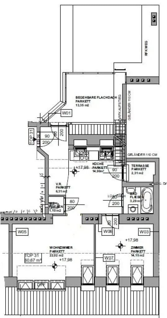 2-Zimmer-Wohnung kaufen in Wien – 60,67 m², € 390.000 – Bild 7 von 8