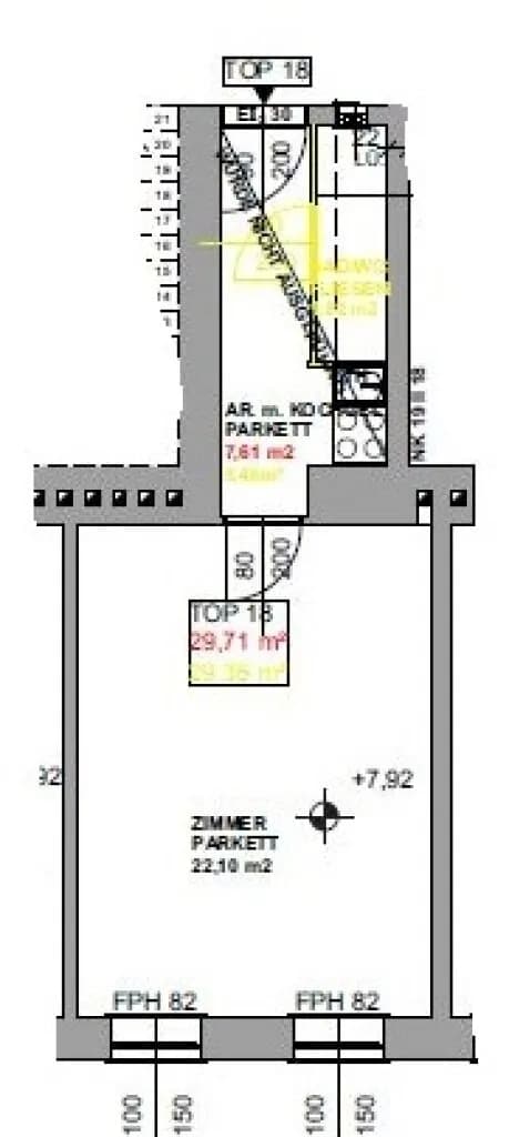 1-Zimmer-Wohnung kaufen in Wien – 29,71 m², € 100.000 – Bild 6 von 7