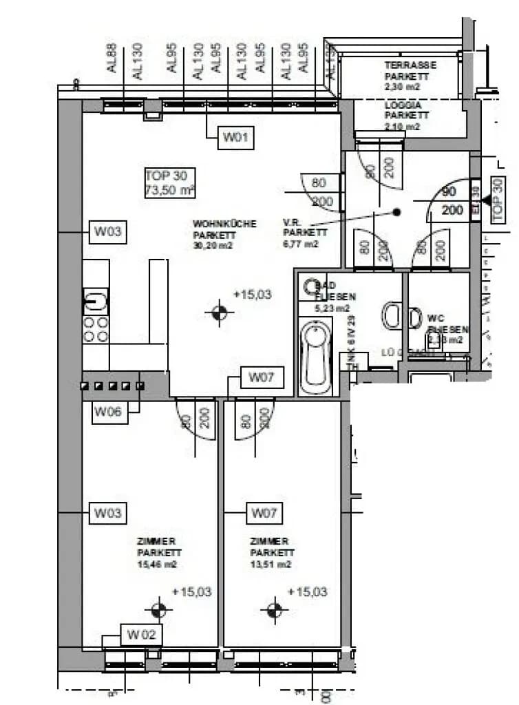 3-Zimmer-Wohnung kaufen in Wien – 73,5 m², € 400.000 – Bild 9 von 10