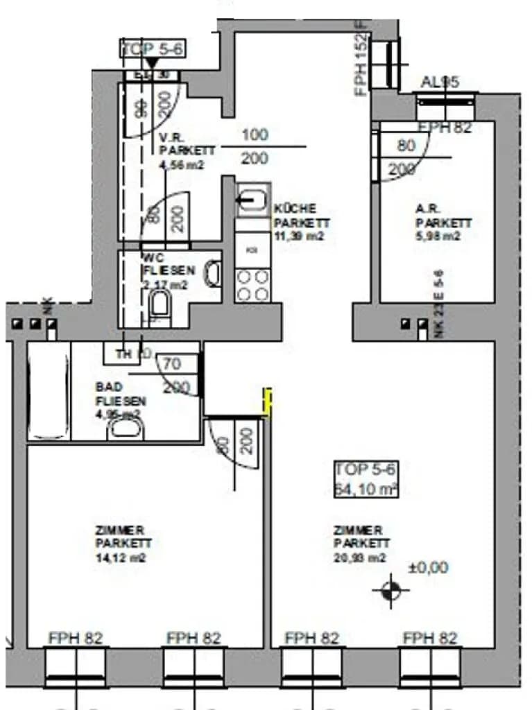 2-Zimmer-Wohnung kaufen in Wien – 64,1 m², € 249.000 – Bild 6 von 8