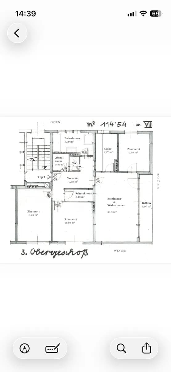 1-Zimmer-Wohnung mieten in Klagenfurt – 17 m², € 398 – Bild 2 von 2