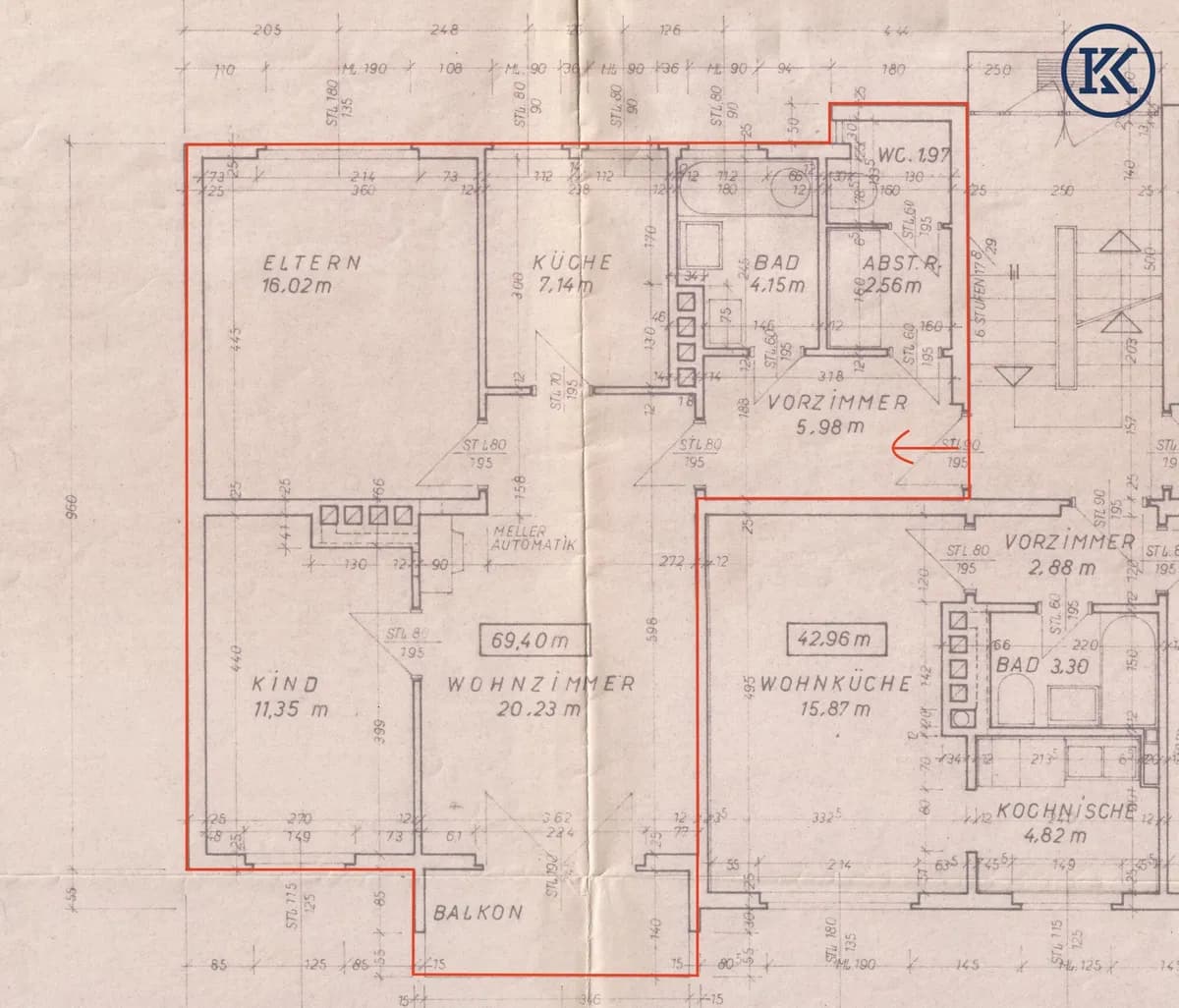 3-Zimmer-Wohnung kaufen in Voitsberg – 70 m², € 85.000 – Bild 22 von 23