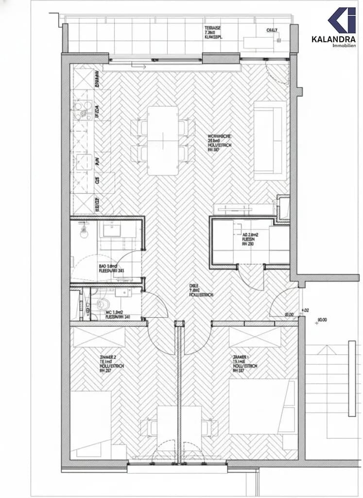 3-Zimmer-Wohnung mieten in Wien – 77 m², € 2.250 – Bild 27 von 27