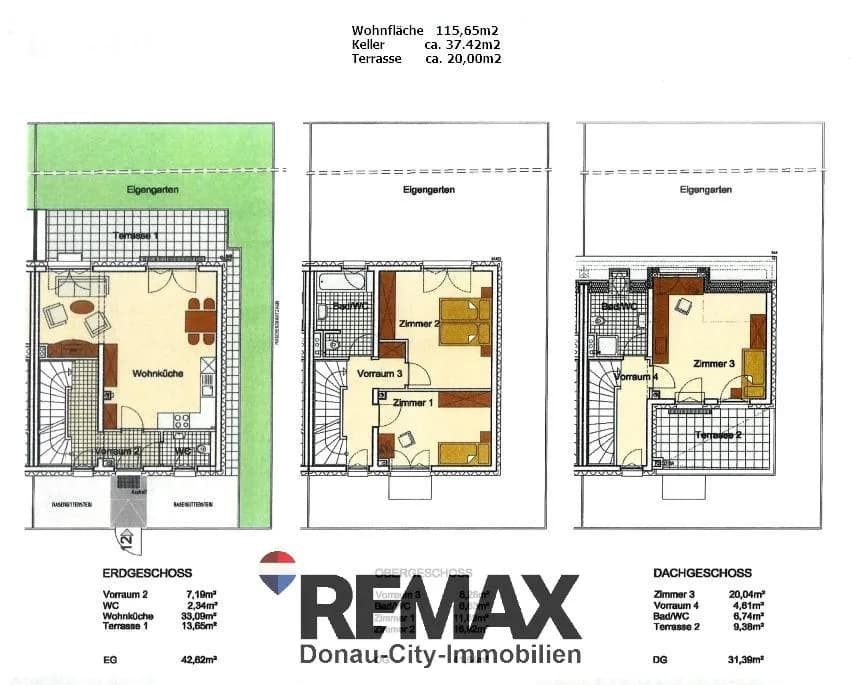 6-Zimmer-Haus kaufen in Wien – 117 m², € 459.000 – Bild 4 von 43