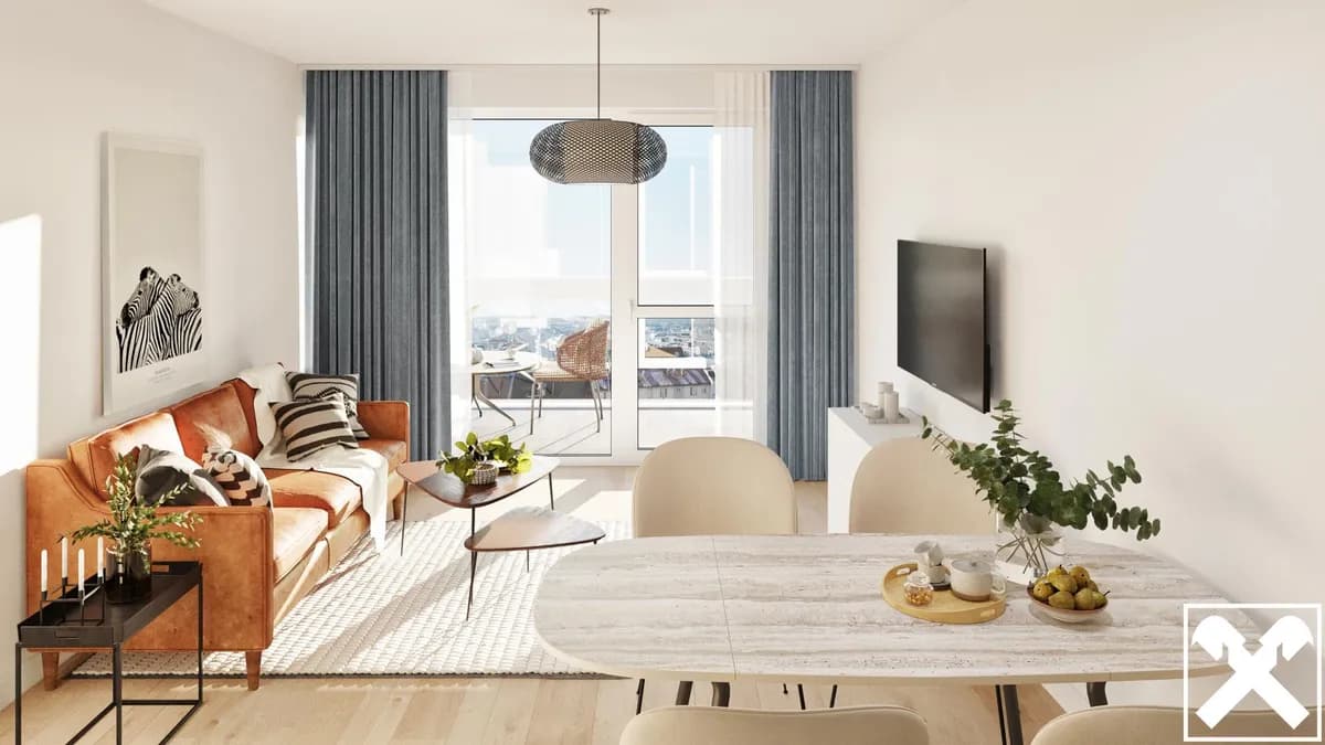 1-Zimmer-Wohnung mieten in Wien – 36,34 m², € 799 – Bild 2 von 5