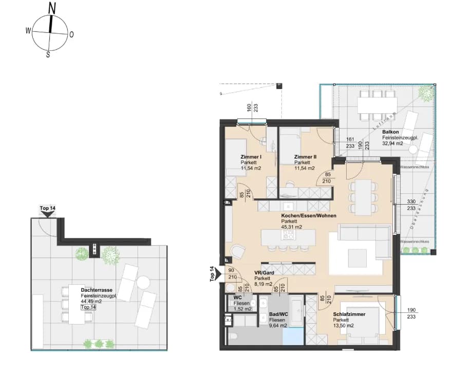4-Zimmer-Wohnung kaufen in Mödling – 100 m², € 970.000 – Bild 9 von 9