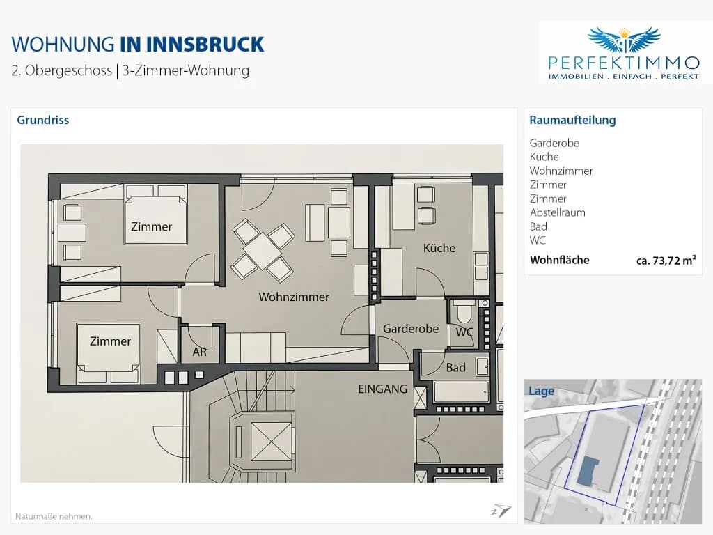 3-Zimmer-Wohnung kaufen in Innsbruck – 73,72 m², € 430.000 – Bild 10 von 10