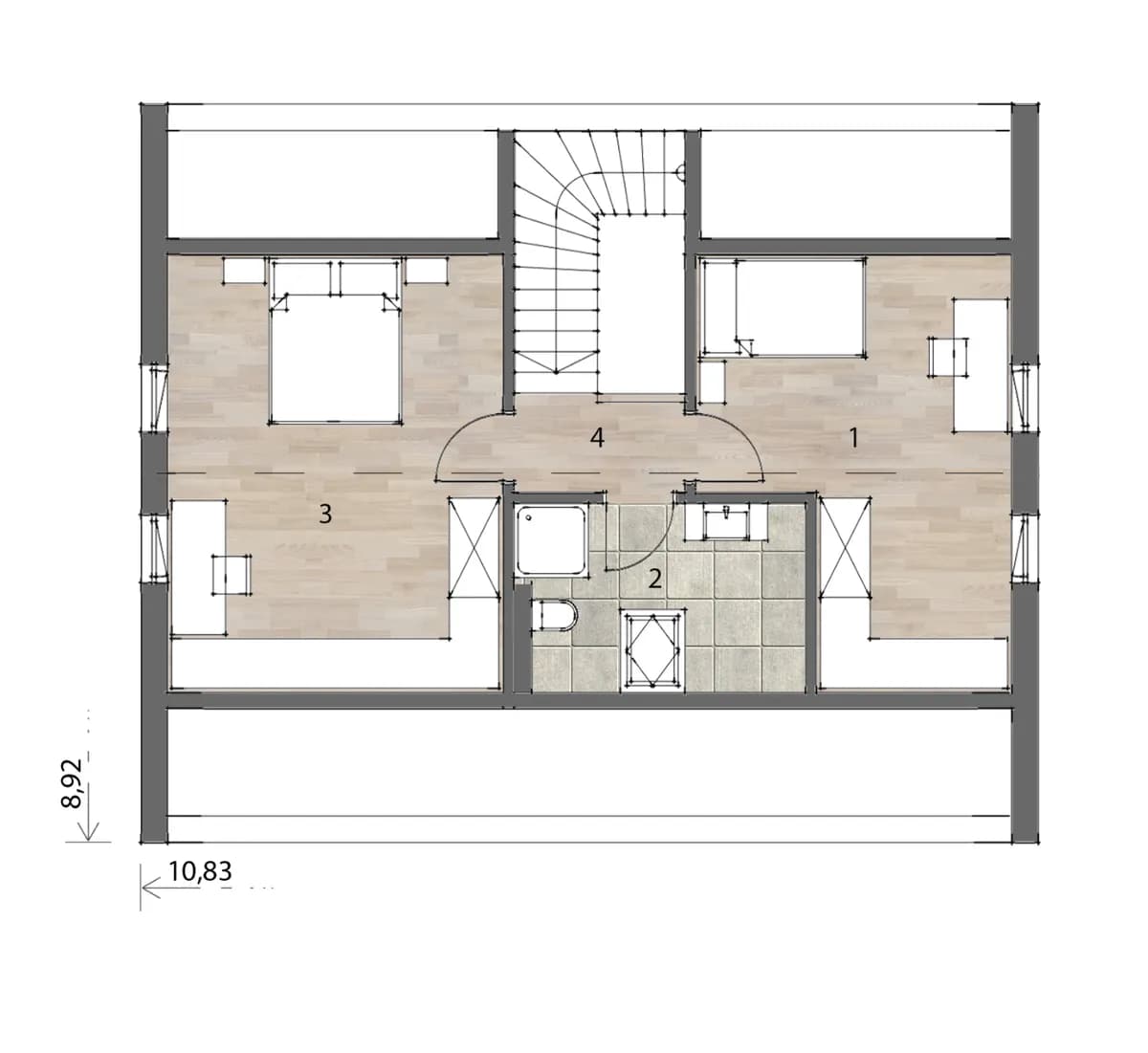 5-Zimmer-Haus kaufen in Deutschlandsberg – 125 m², € 178.000 – Bild 4 von 9