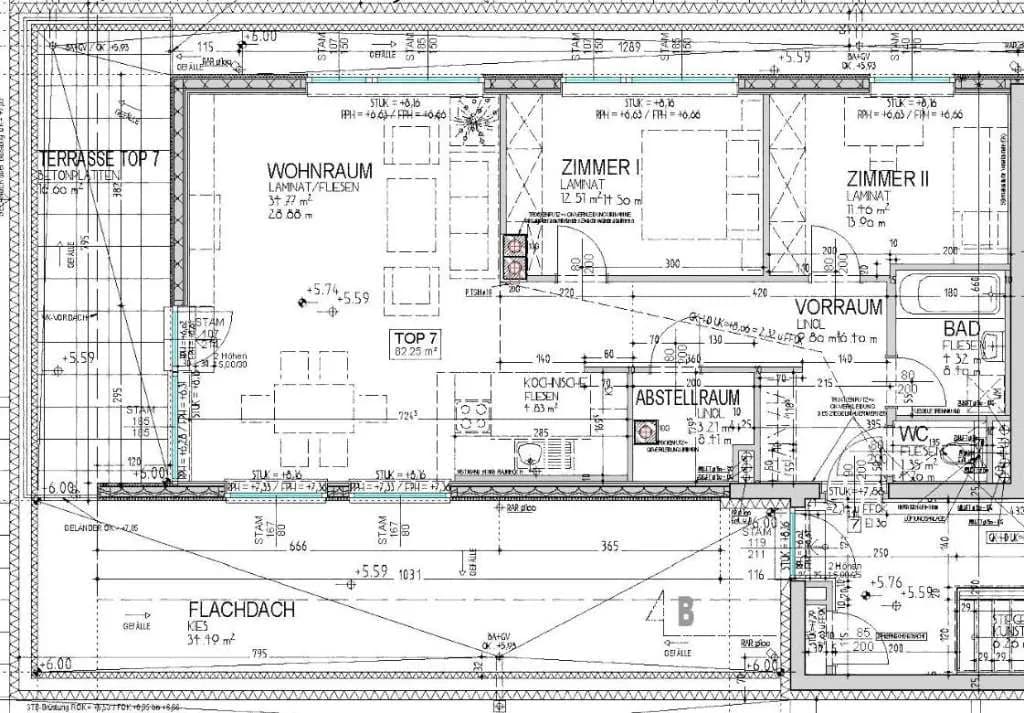 3-Zimmer-Wohnung mieten in Neunkirchen – 82 m², € 980 – Bild 3 von 3