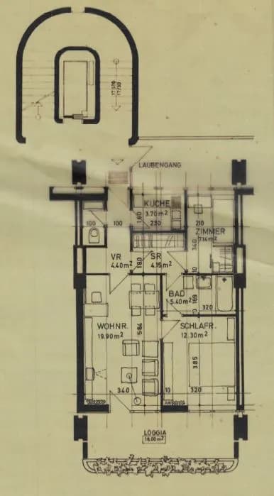 2-Zimmer-Wohnung mieten in Leoben – 72,65 m², € 710 – Bild 6 von 7