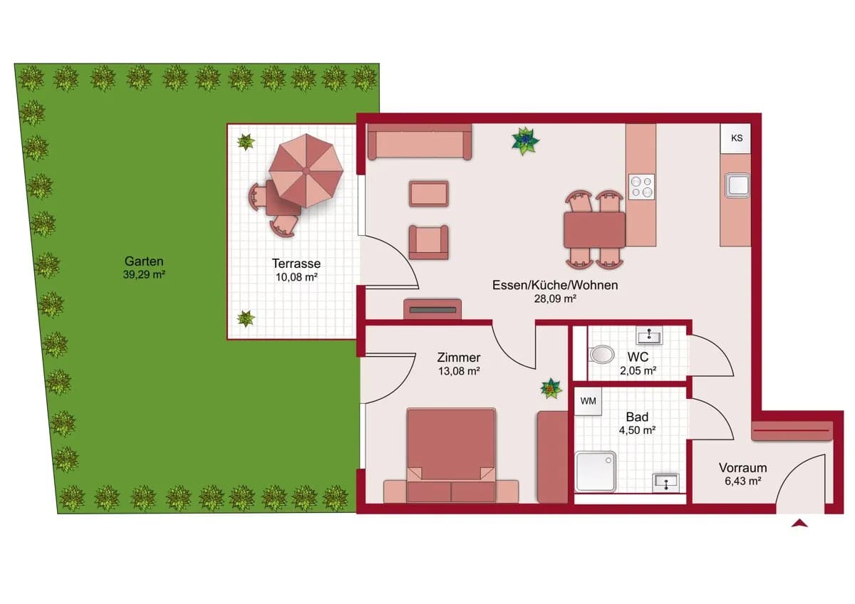 2-Zimmer-Wohnung kaufen in Kufstein – 52,66 m², € 350.361 – Bild 5 von 5