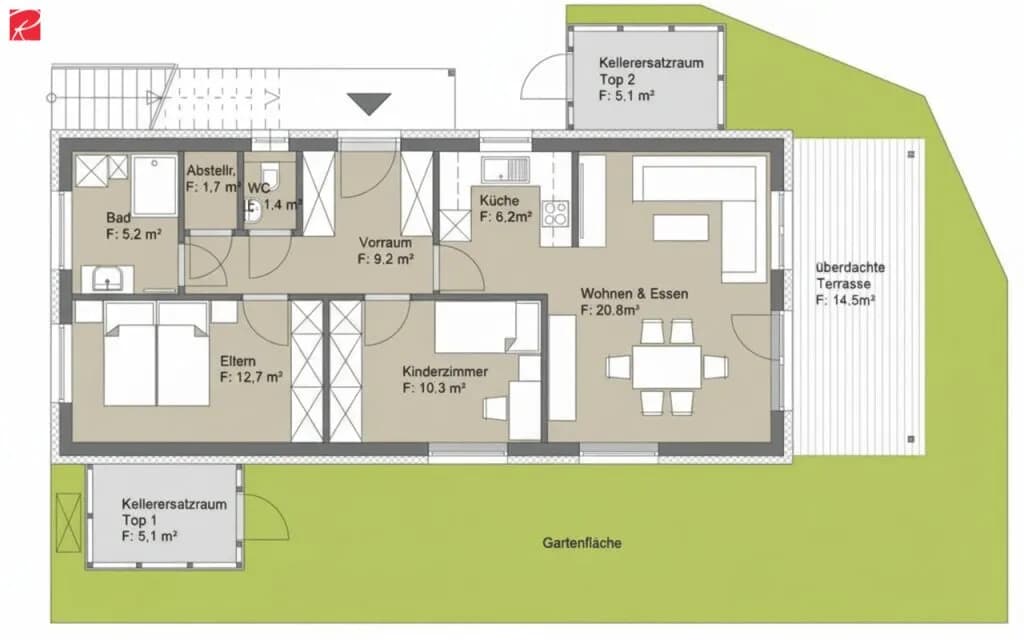 3-Zimmer-Wohnung kaufen in Graz-Umgebung – 67,5 m², € 266.316 – Bild 8 von 10