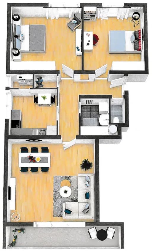 3-Zimmer-Wohnung kaufen in Klagenfurt – 88 m², € 269.000 – Bild 14 von 14