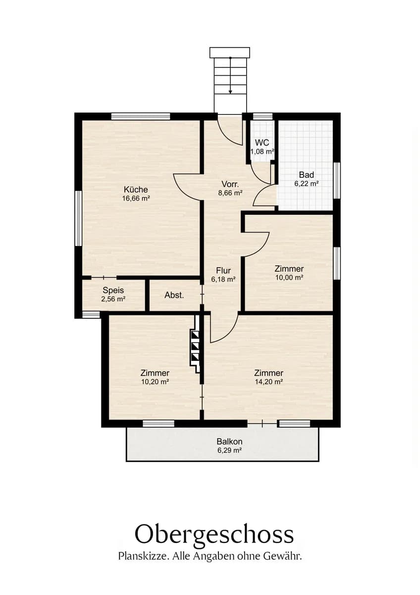 3-Zimmer-Haus kaufen in Baden – 70 m², € 300.000 – Bild 12 von 13