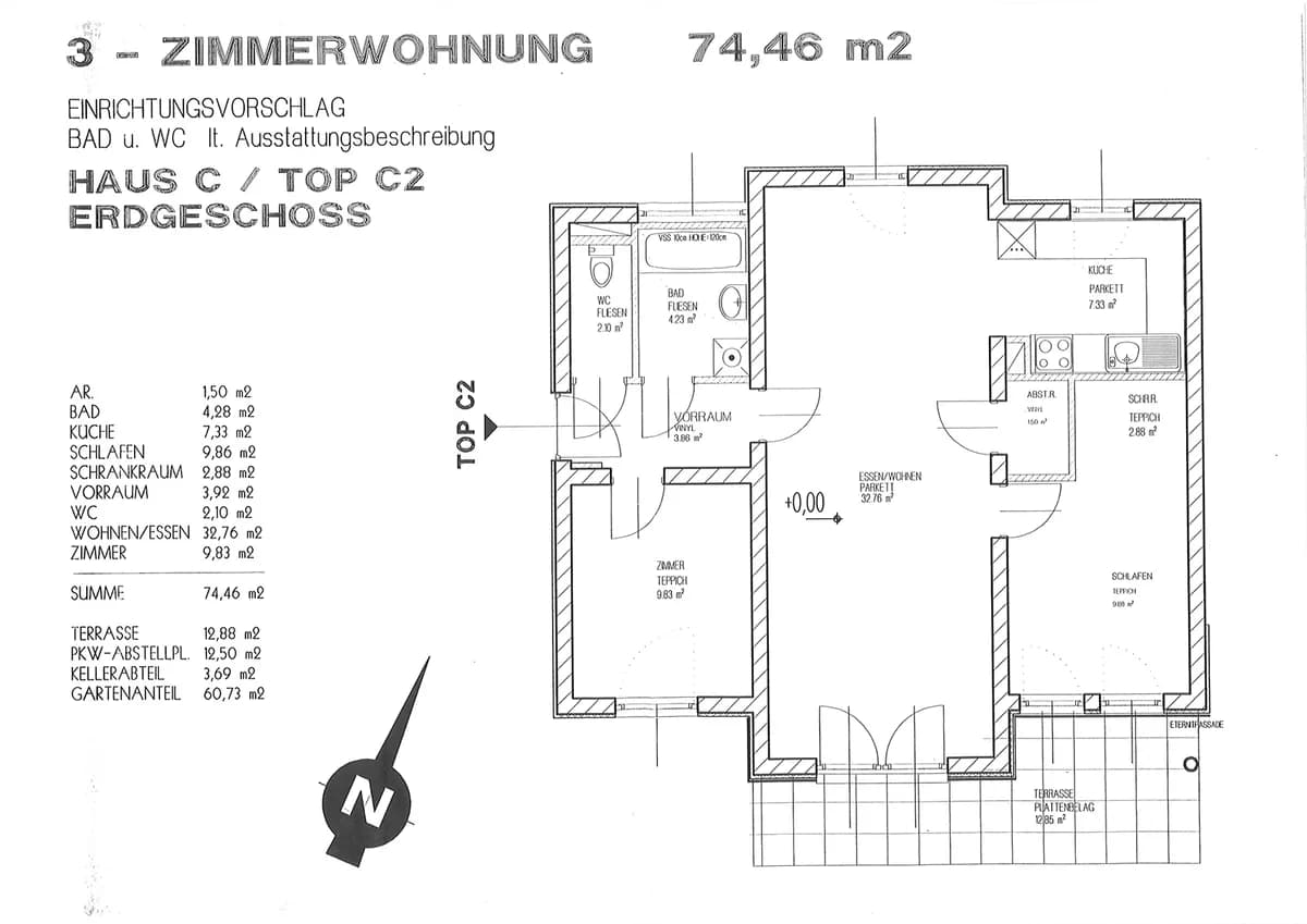 3-Zimmer-Wohnung kaufen in Leibnitz – 74,41 m², € 171.527 – Bild 7 von 7