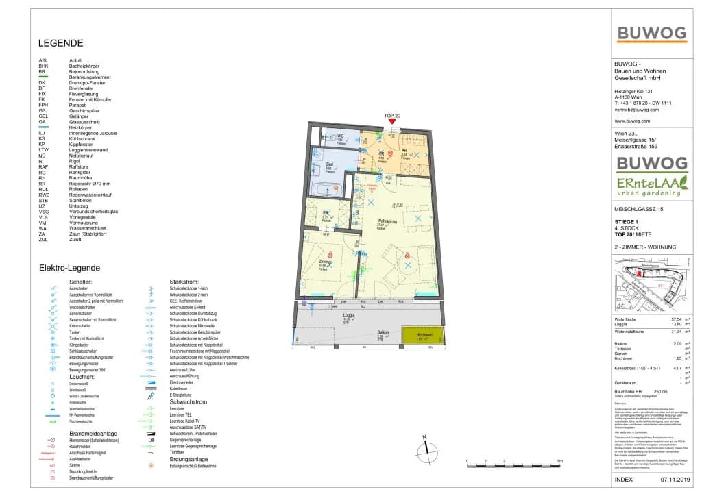 2-Zimmer-Wohnung kaufen in Wien – 57,54 m², € 315.900 – Bild 22 von 23