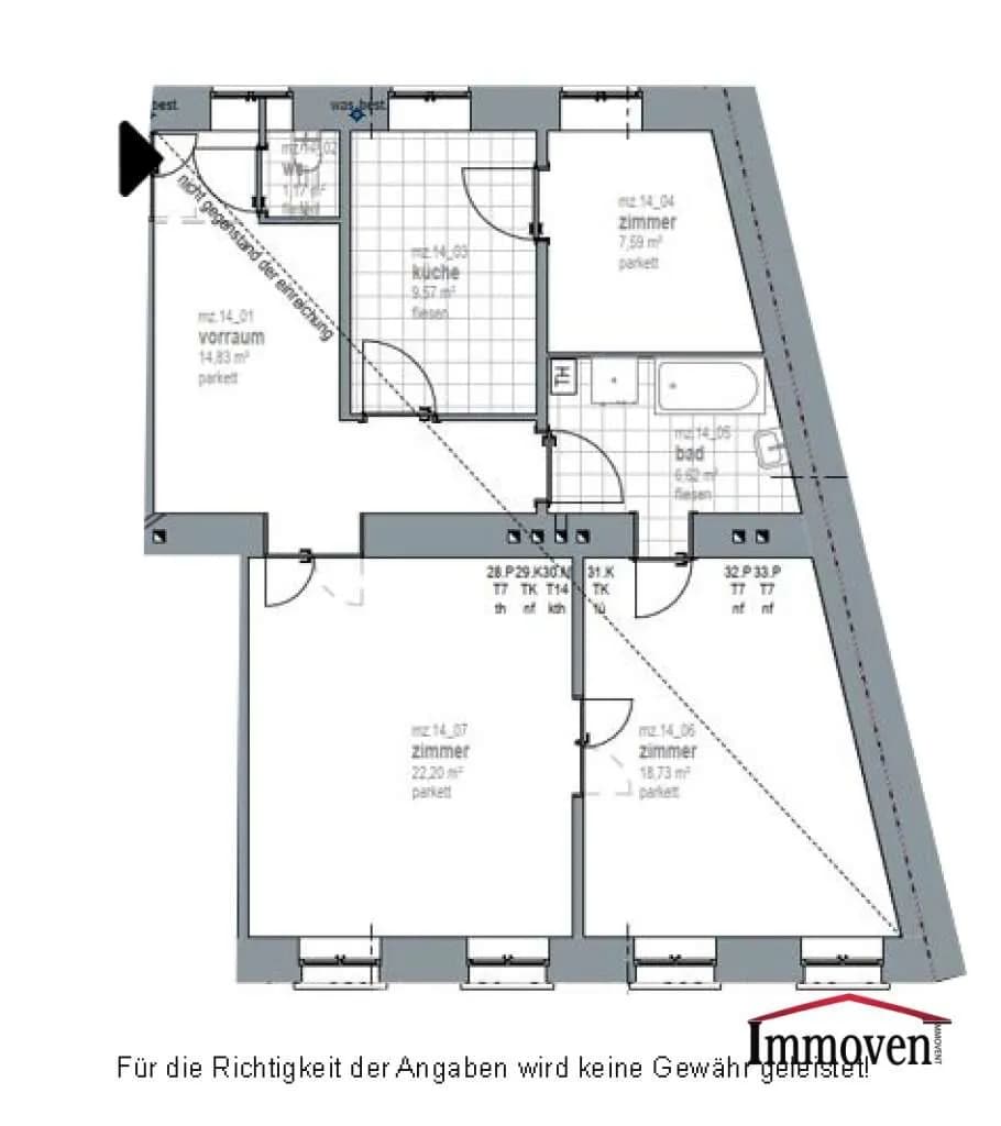 Immobilie kaufen in Wien – 80,72 m², € 240.000 – Bild 5 von 5