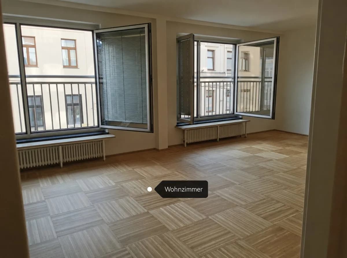4-Zimmer-Wohnung mieten in Wien – 119 m², € 1.750