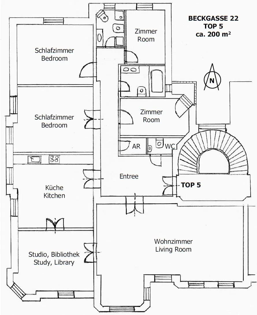 6-Zimmer-Wohnung kaufen in Wien – 200 m², € 1.890.000 – Bild 20 von 21