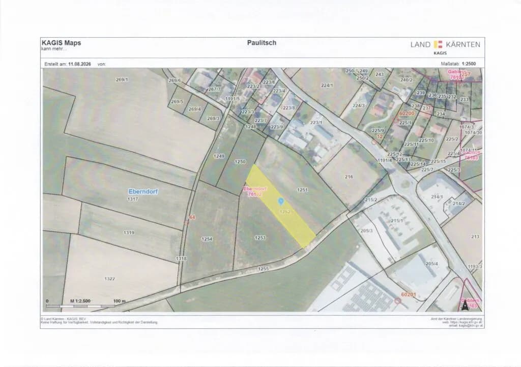 Grundstück kaufen in Völkermarkt – 3 349 m², € 25.000 – Bild 4 von 4