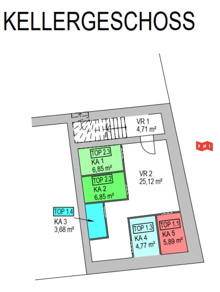 1-Zimmer-Wohnung kaufen in Klagenfurt – 95 m², € 209.000 – Bild 12 von 12