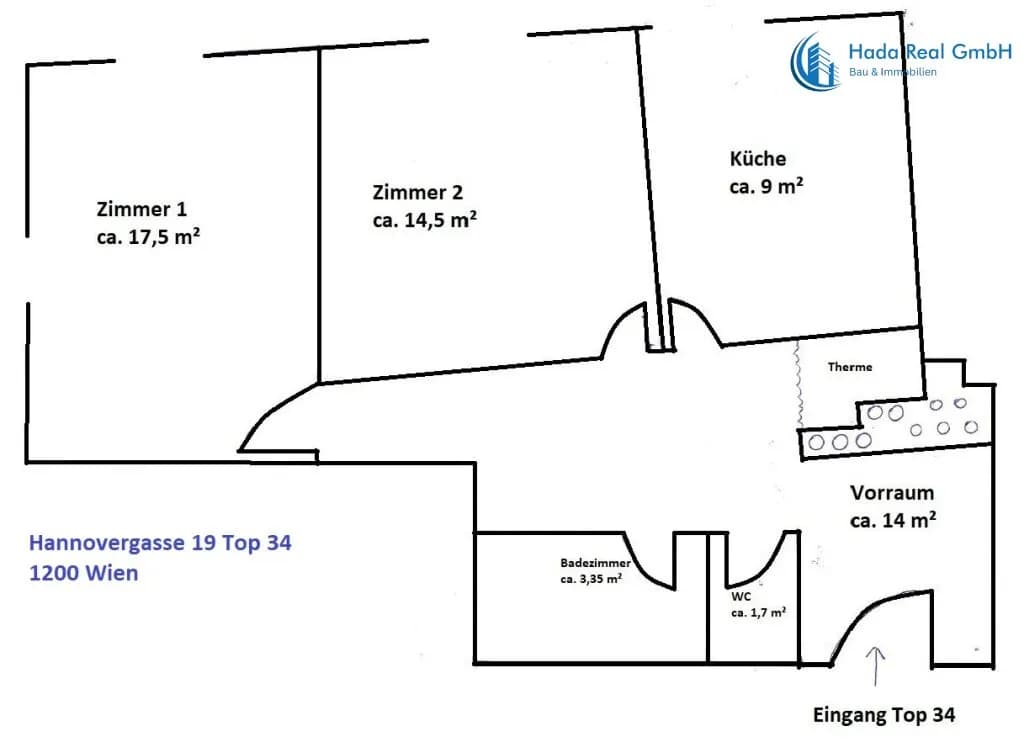 3-Zimmer-Wohnung kaufen in Wien – 59 m², € 249.000 – Bild 22 von 22