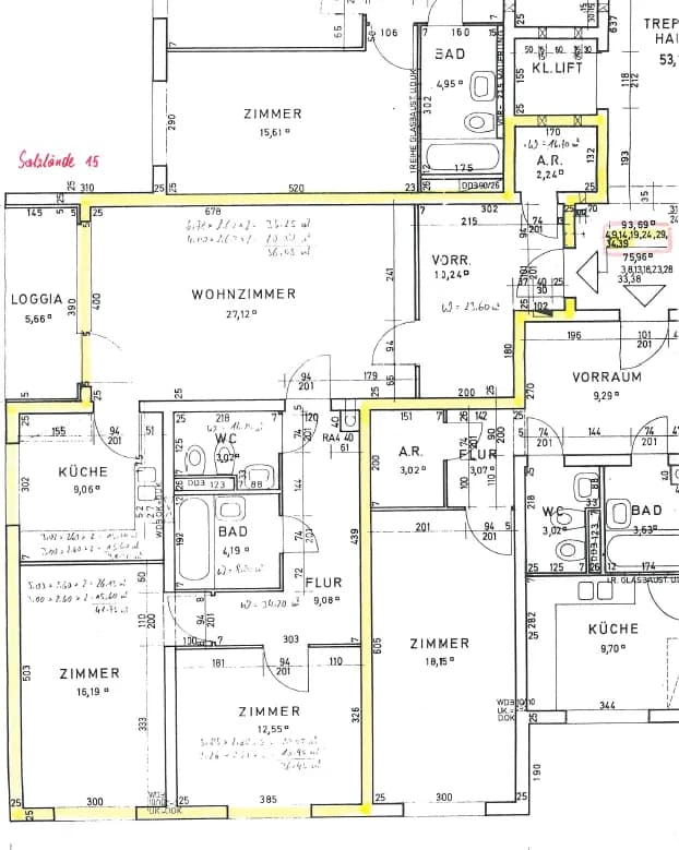 3-Zimmer-Wohnung mieten in Leoben – 96,52 m², € 935