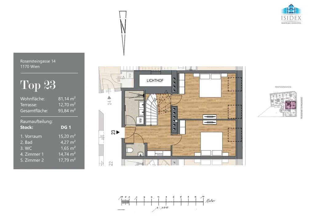 3-Zimmer-Wohnung kaufen in Wien – 81,19 m², € 629.000 – Bild 24 von 25