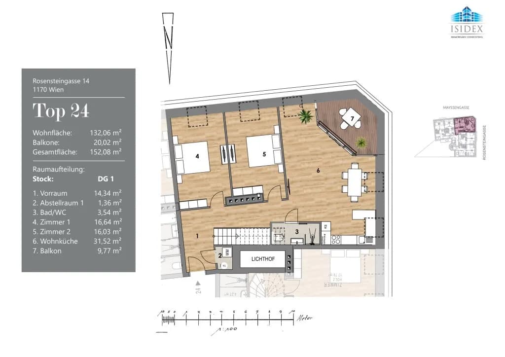 4-Zimmer-Wohnung kaufen in Wien – 132,06 m², € 969.000 – Bild 27 von 28
